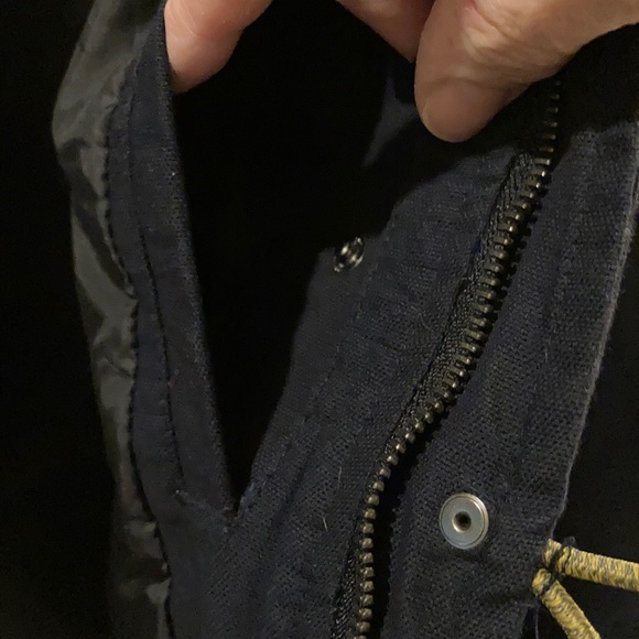 Black heavy canvas coat - Picture 7 of 11